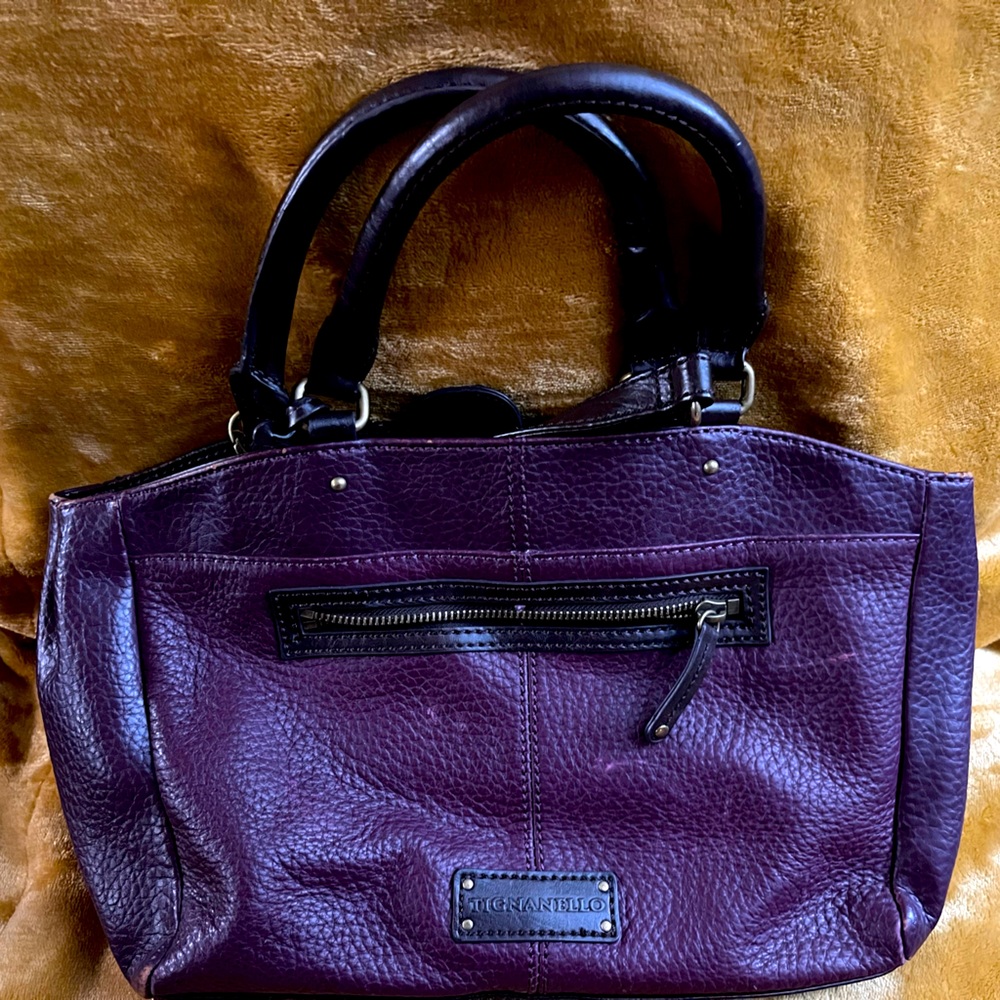 Two tone Purple Bag Tiganello Handbag
